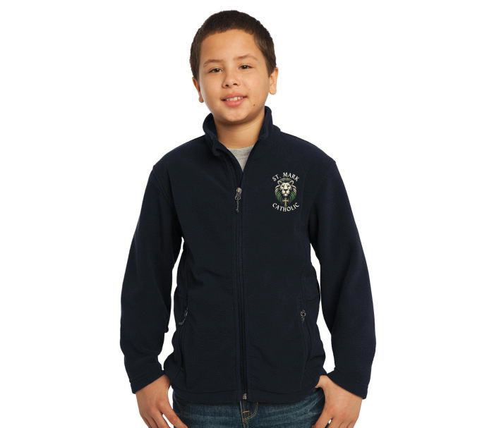St. Mark Catholic Youth Full Zip Fleece Jacket