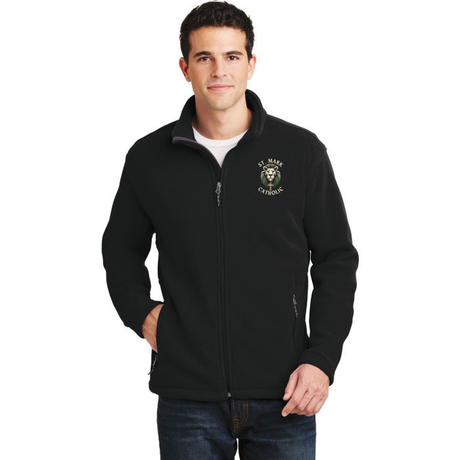 St. Mark Catholic Full Zip Fleece Jacket - Embroidered