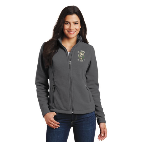 St. Mark Catholic Full Zip Fleece Jacket - Embroidered