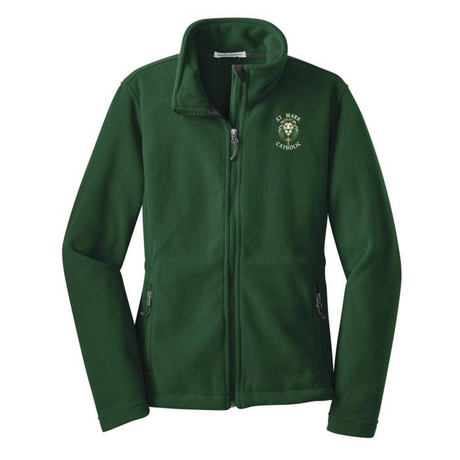 St. Mark Catholic Full Zip Fleece Jacket - Embroidered