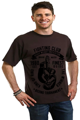 Fighting Club Men's Bamboo Viscose/Organic Cotton Short Sleeve Graphic T-Shirt