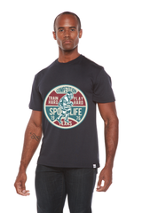 Football Competition Men's Bamboo Viscose/Organic Cotton Short Sleeve Graphic T-Shirt