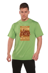 Freedom Motorcycles Men's Bamboo Viscose/Organic Cotton Short Sleeve Graphic T-Shirt