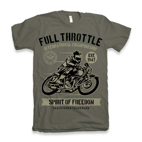 Fuul Throttle Men's Bamboo Viscose/Organic Cotton Short Sleeve Graphic T-Shirt