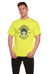 Gangster Brooklyn Men's Bamboo Viscose/Organic Cotton Short Sleeve Graphic T-Shirt