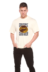 Good People Men's Bamboo Viscose/Organic Cotton Short Sleeve Graphic T-Shirt