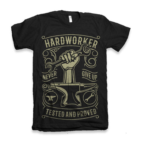Hard Worker Men's Bamboo Viscose/Organic Cotton Short Sleeve Graphic T-Shirt