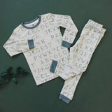 I <3 U ABC 2pc Bamboo Pajamas *Size 5 Left