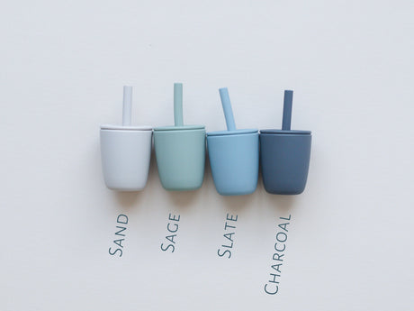 Mini Straw Cup - Silicone Straw Cup for Babies & Young Toddlers