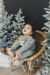 Farm Fresh Christmas Trees Organic Cotton 2pc Jogger Set