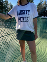 Collegiate Ringer Pickleball T-Shirt (Unisex)