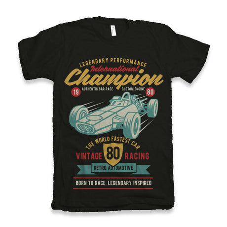 International Champion Men's Bamboo Viscose/Organic Cotton Short Sleeve Graphic T-Shirt