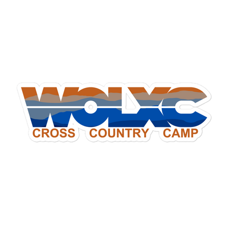 WOLXC Cross Country Camp Vinyl Decals