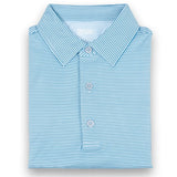 Light Blue Stripe Men's Polo