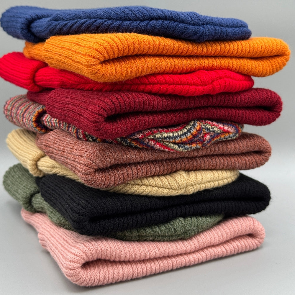 Classic Cuffed Beanie, Kids Knit Beanie, No Logo