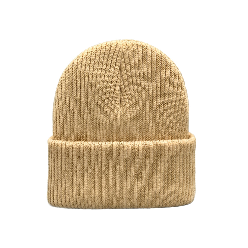 Classic Cuffed Beanie, Kids Knit Beanie, No Logo