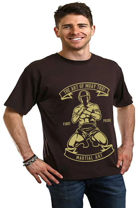 Martial Art Men's Bamboo Viscose/Organic Cotton Short Sleeve Graphic T-Shirt
