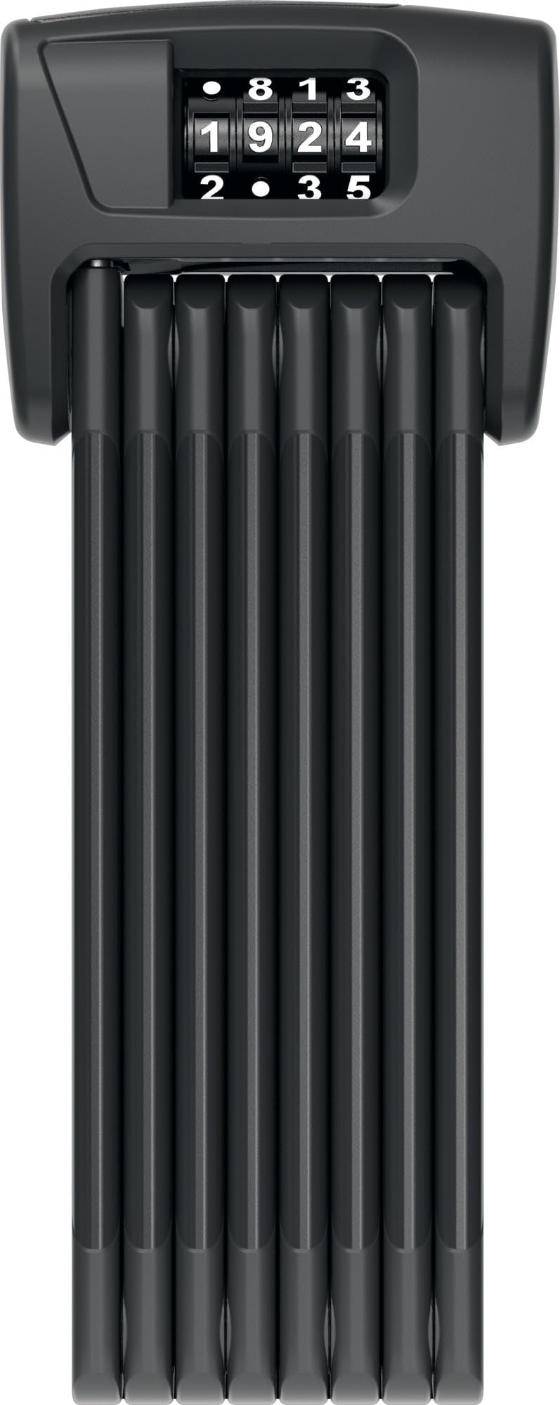 ABUS Bordo 6000C/120 Folding Lock with SH Lock Holder, Hardened Steel Combination Lock, Bicycle Lock with 4-Digit Code, ABUS Security Level 10, Bicycle Accessories, Length 120 cm