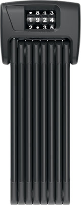 ABUS Bordo 6000C/120 Folding Lock with SH Lock Holder, Hardened Steel Combination Lock, Bicycle Lock with 4-Digit Code, ABUS Security Level 10, Bicycle Accessories, Length 120 cm