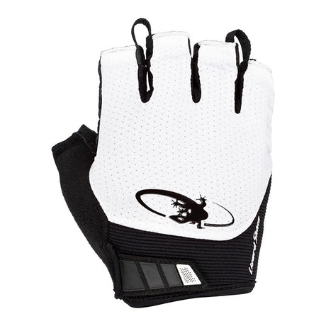 Lizard Skins Aramus Cadence Short Finger Cycling Gloves (White, 2XL)