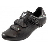 Vittoria Hera Road Cycling Shoes, 3-Bolt SPD Sole, Black