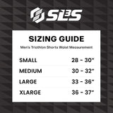 SLS3 Men's Tri Race Compression Short, Raven Black, X-Small/26-28-Inch