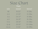 Mummy-Saurus Rex Bamboo Zippy Romper *Newborn & 0-3 months only