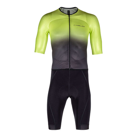 Nalini BAS ERGO Men's Cycling / Triathlon Skinsuit (Black / Yellow) L, 2XL, 3XL