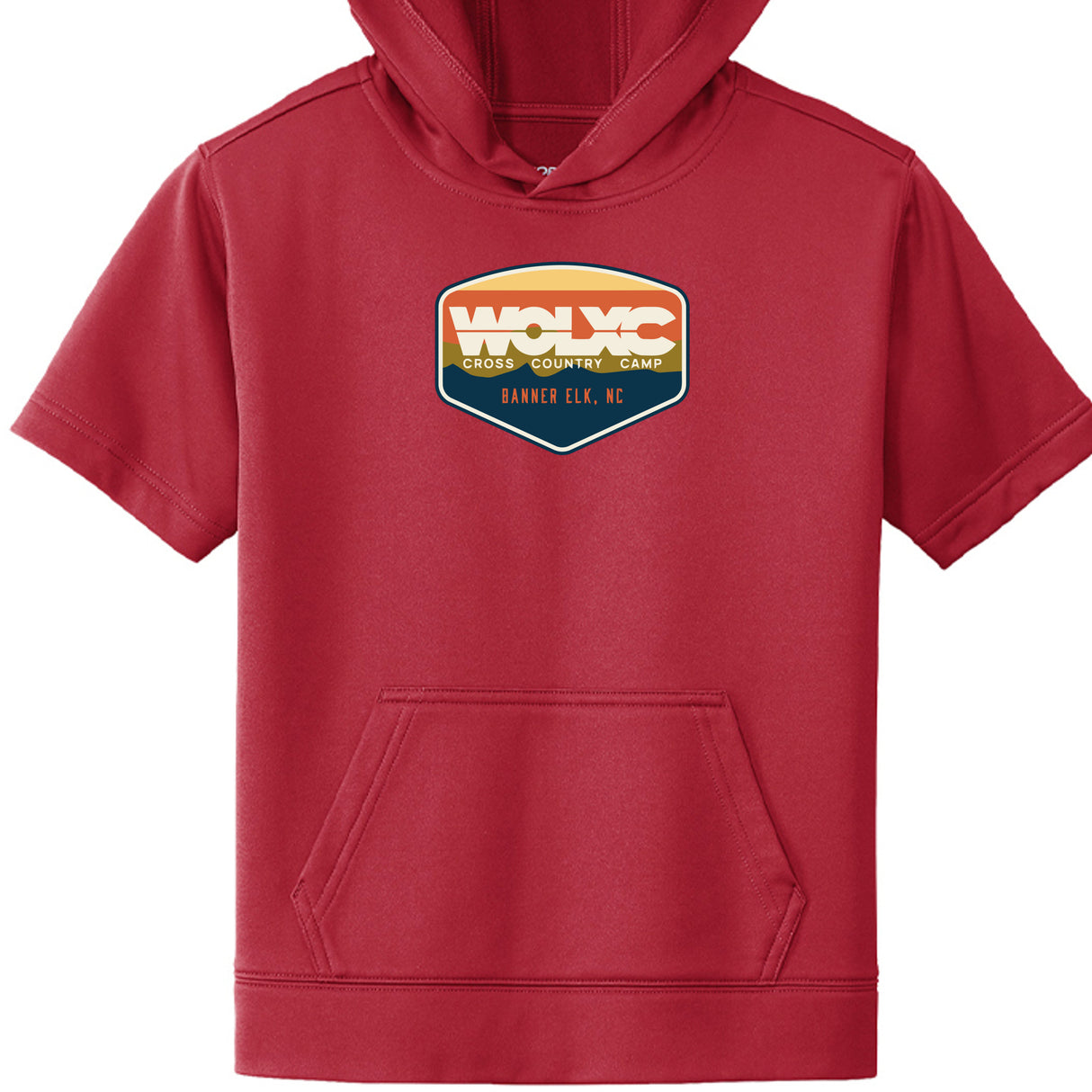 WOLXC Youth Sport-Wick® Fleece S/S Hooded Pullover