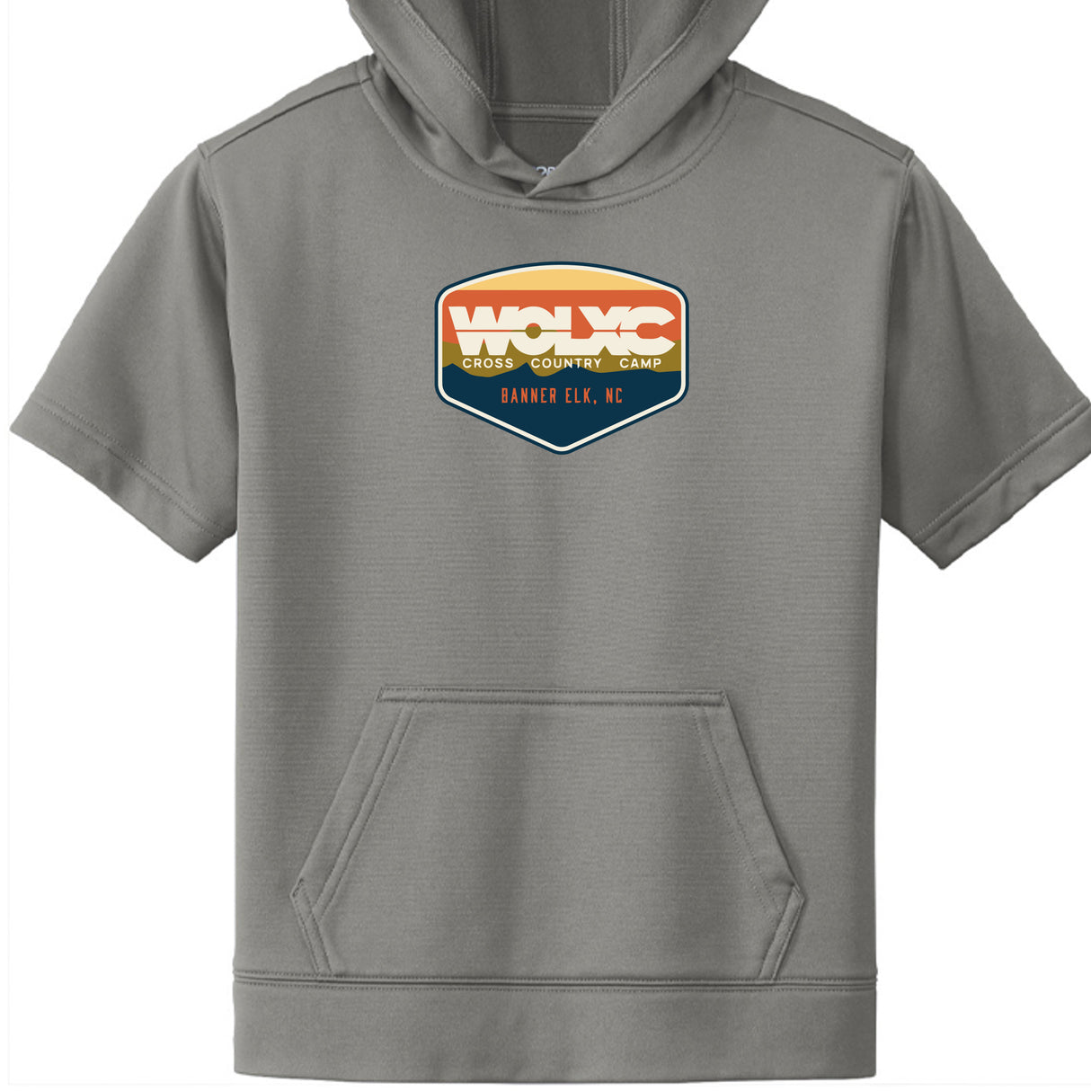 WOLXC Youth Sport-Wick® Fleece S/S Hooded Pullover