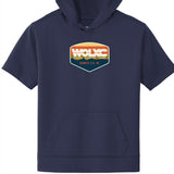 WOLXC Youth Sport-Wick® Fleece S/S Hooded Pullover