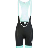 Bianchi Milano Nocito Women's Bib Shorts (Black / Celeste) X-Small