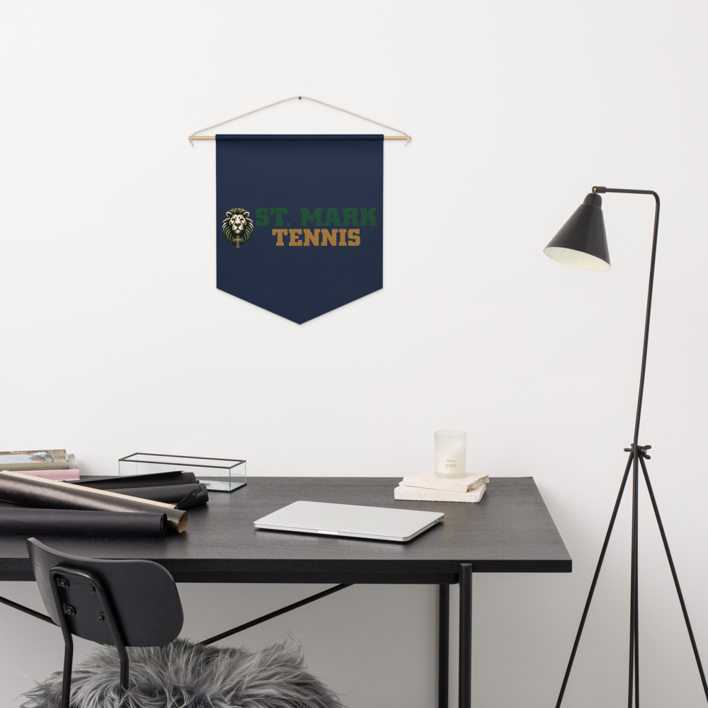 St. Mark Catholic Tennis Pennant Banner