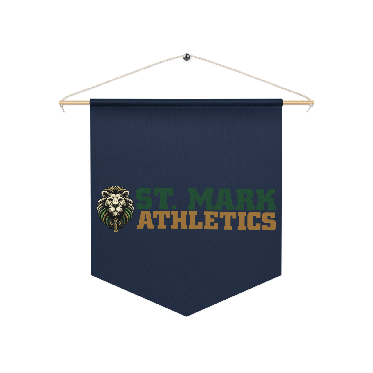St. Mark Athletics Pennant Banner