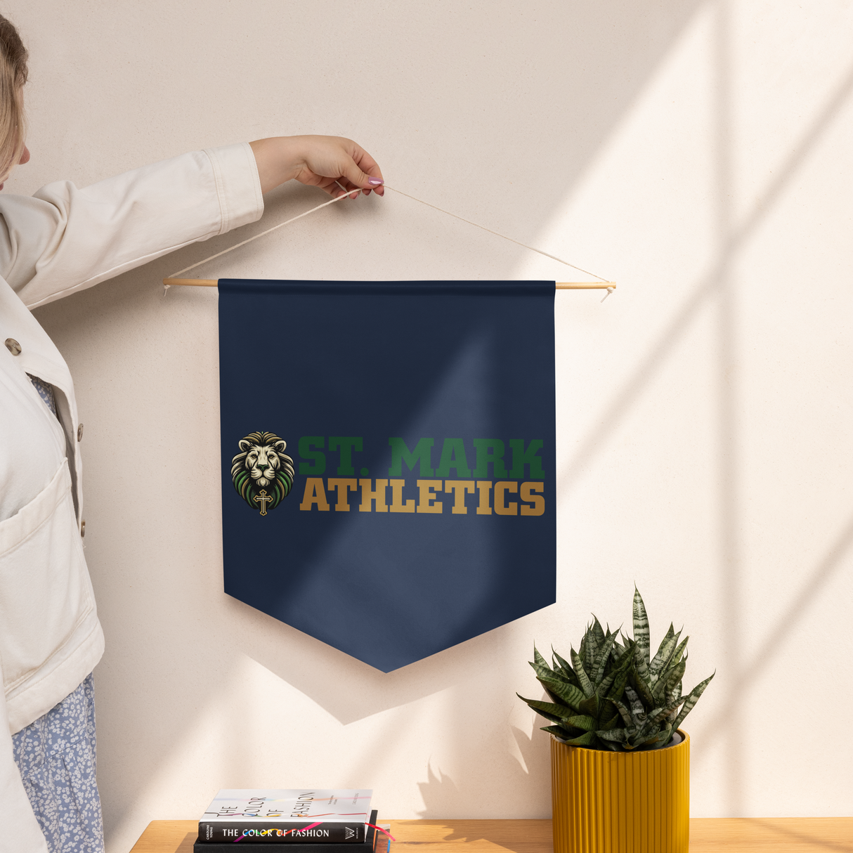 St. Mark Athletics Pennant Banner