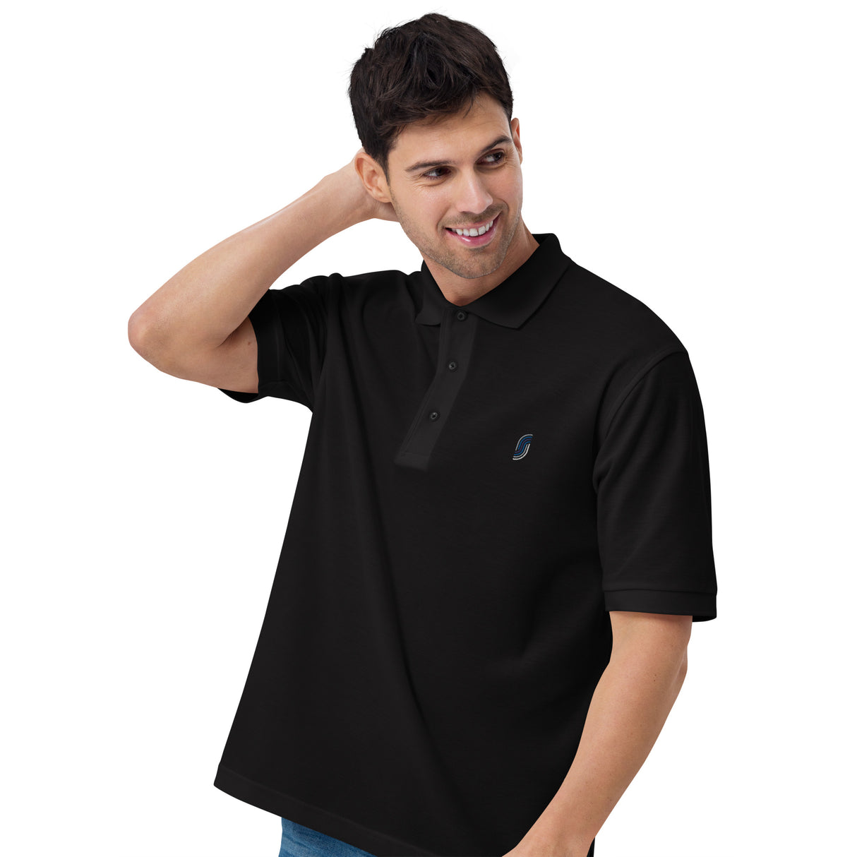 Embroidered Premium Cotton Pique Polo