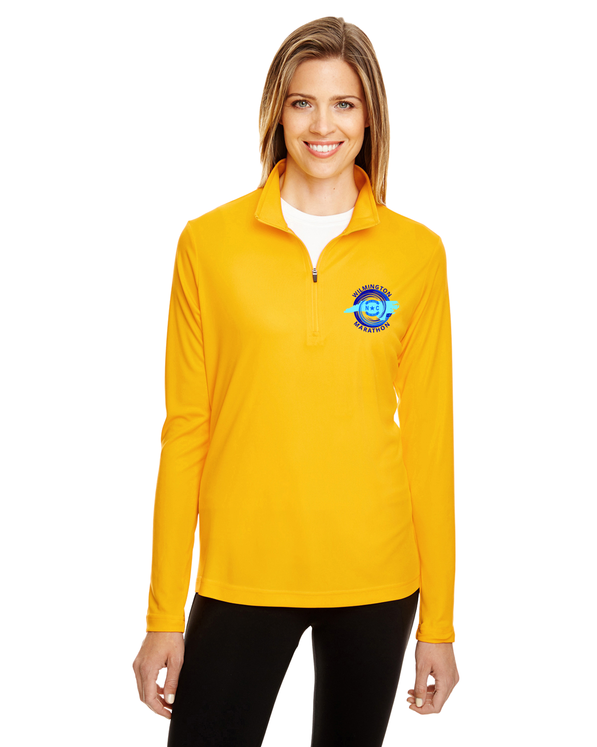 Wilmington Marathon Ladies' Performance Zone Quarter Zip