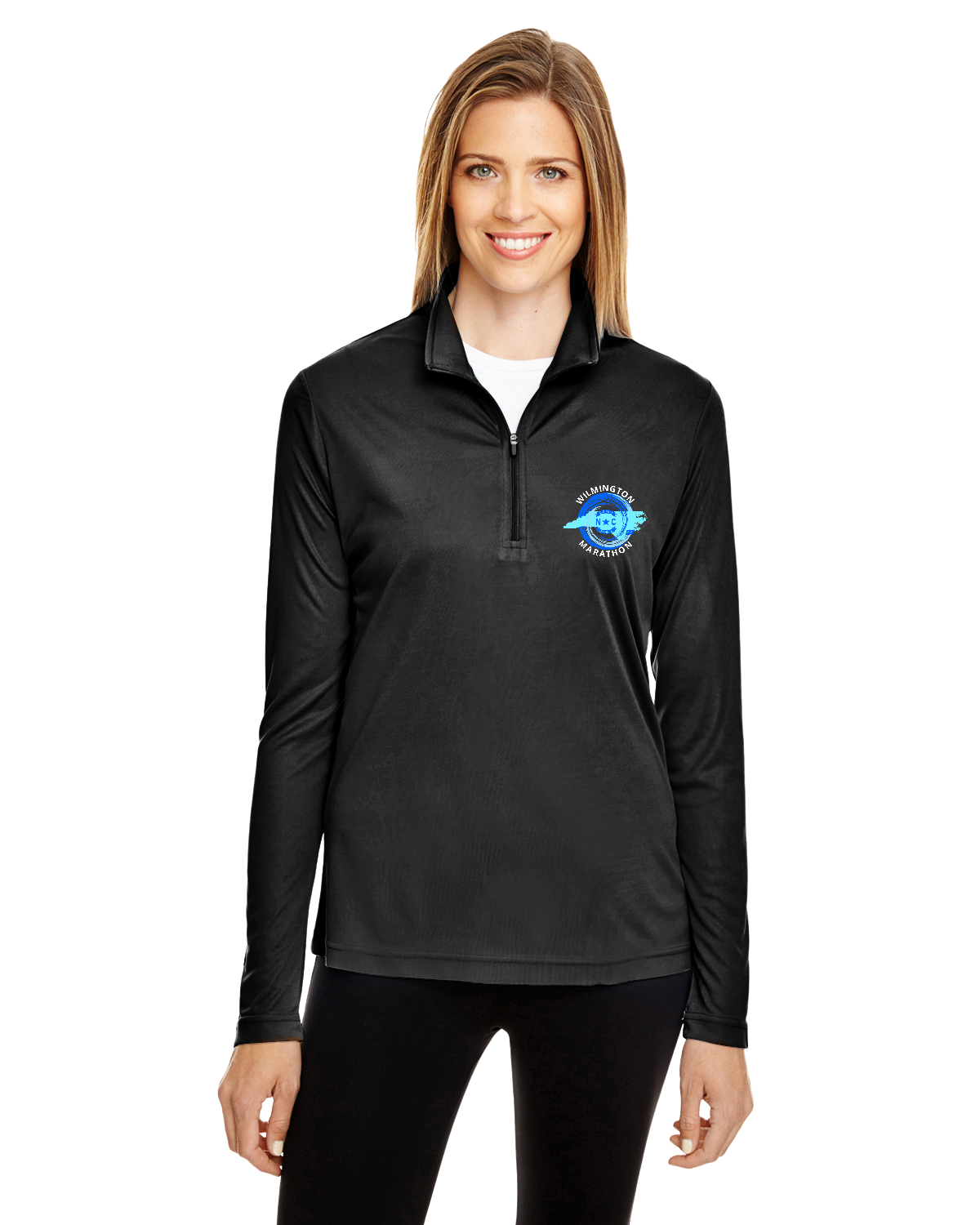 Wilmington Marathon Ladies' Performance Zone Quarter Zip