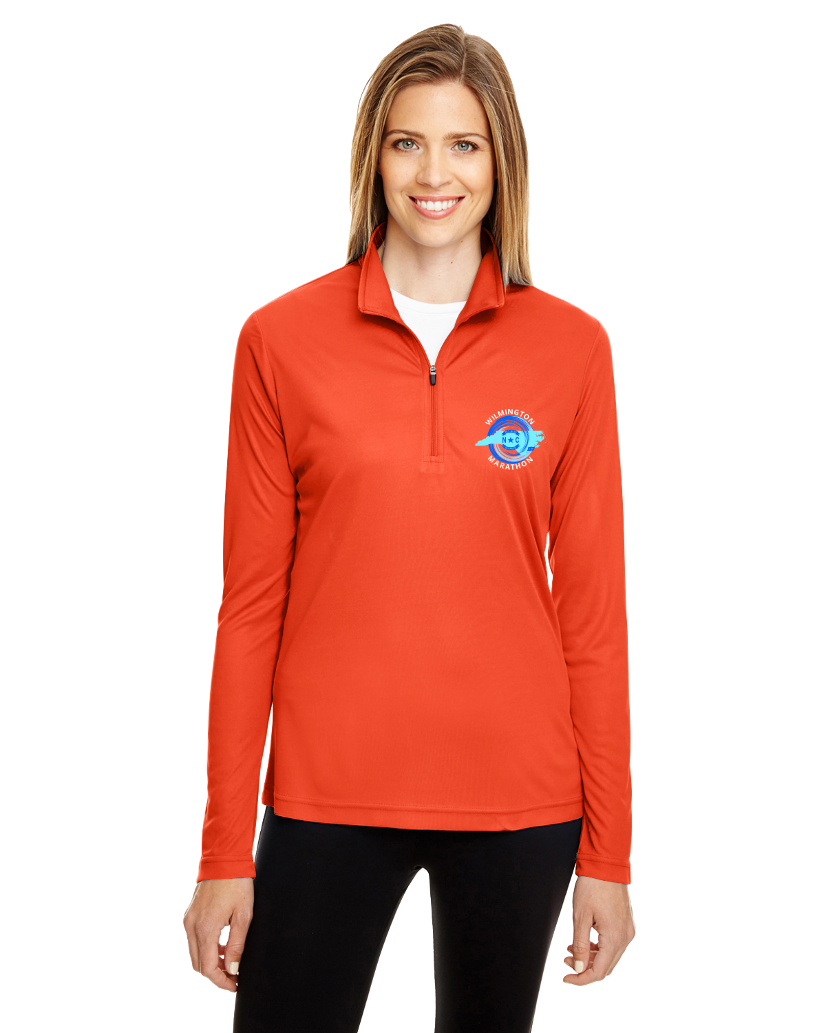 Wilmington Marathon Ladies' Performance Zone Quarter Zip