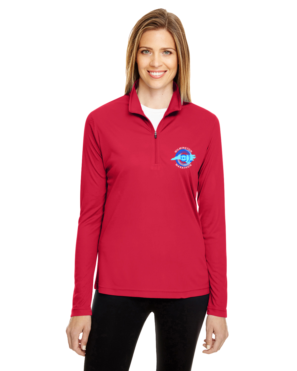 Wilmington Marathon Ladies' Performance Zone Quarter Zip