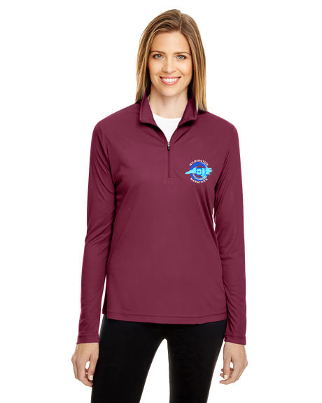 Wilmington Marathon Ladies' Performance Zone Quarter Zip