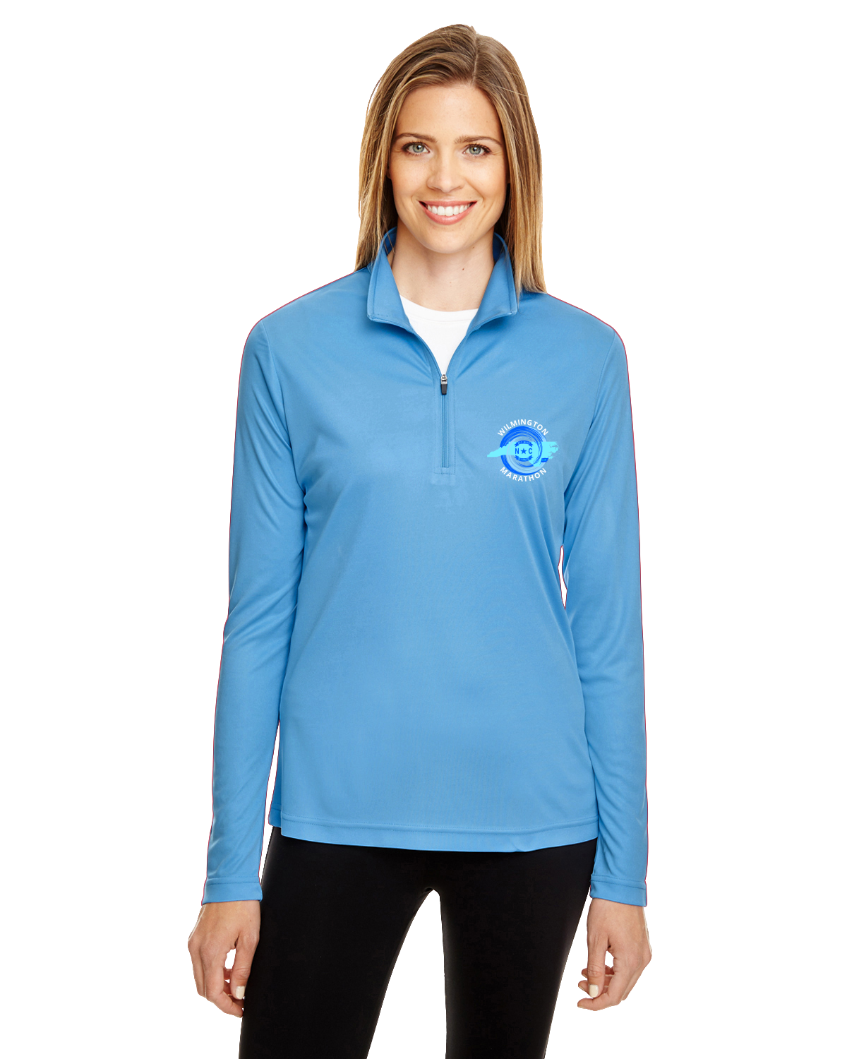 Wilmington Marathon Ladies' Performance Zone Quarter Zip