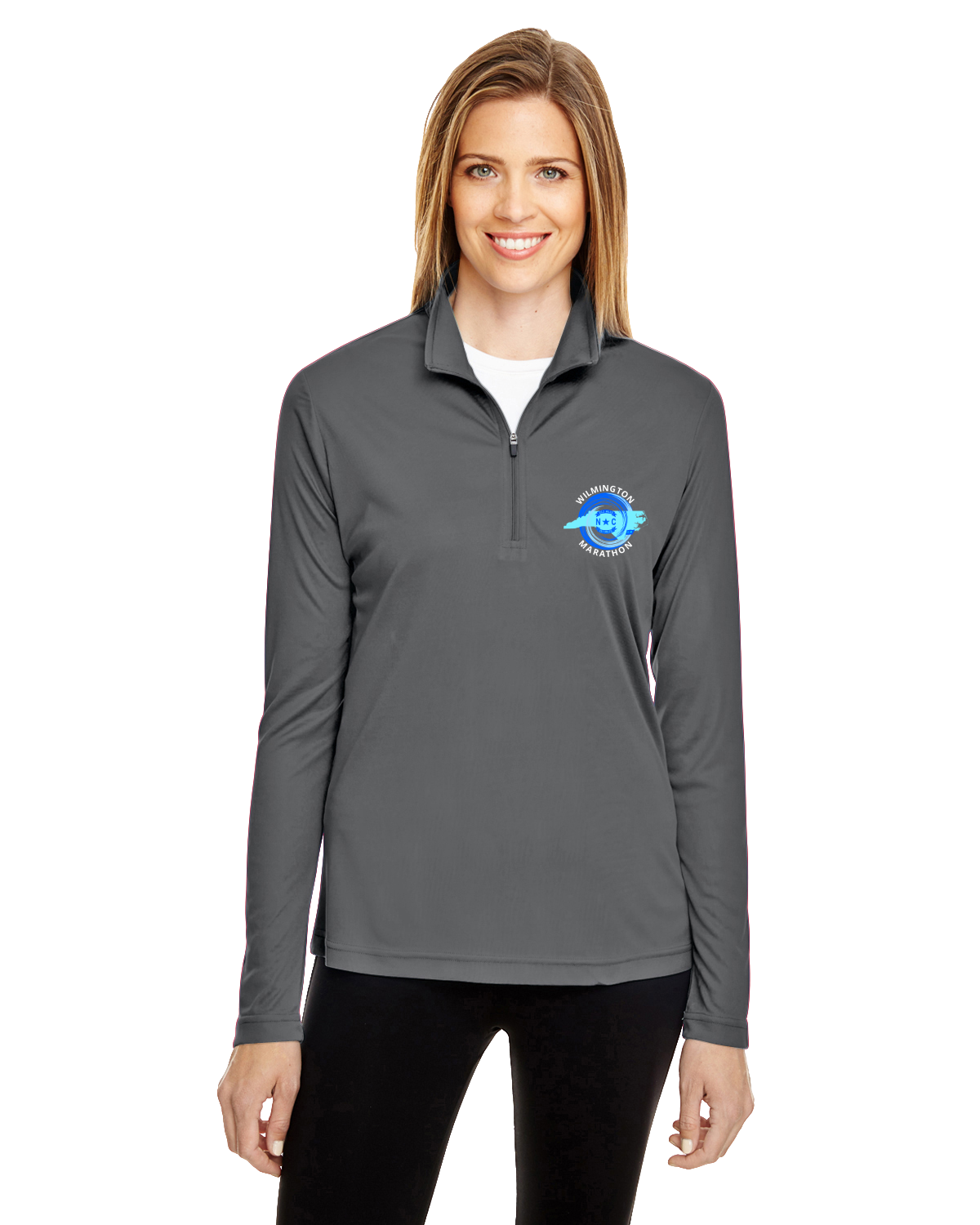 Wilmington Marathon Ladies' Performance Zone Quarter Zip