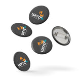 Race Bib Button Pins - Set of 5
