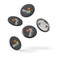 Race Bib Button Pins - Set of 5