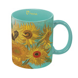 van Gogh Sunflowers Large Porcelain Fine Art Coffee and Tea Mug