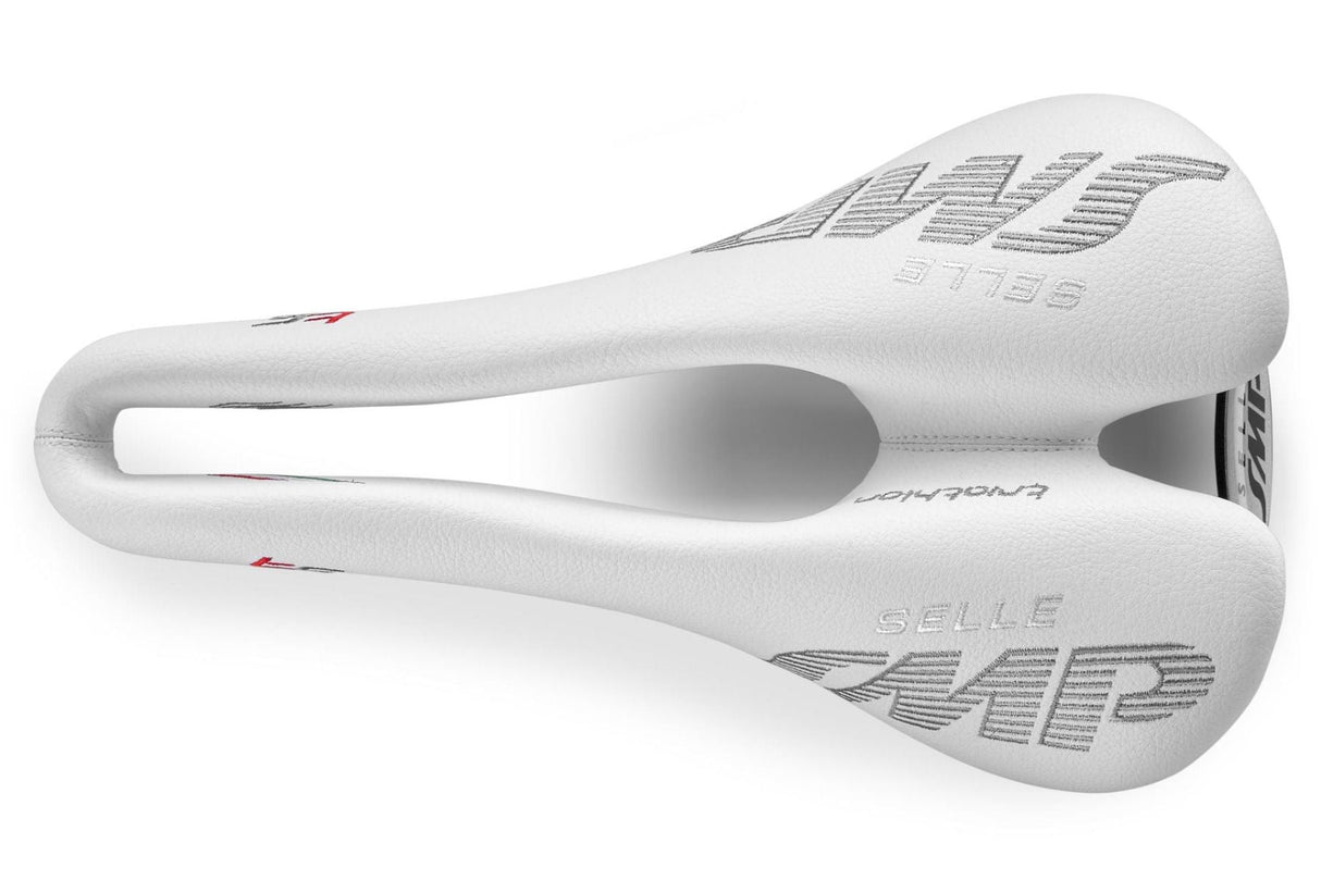Selle SMP T5 Triathlon Saddle with Steel Rails (White)