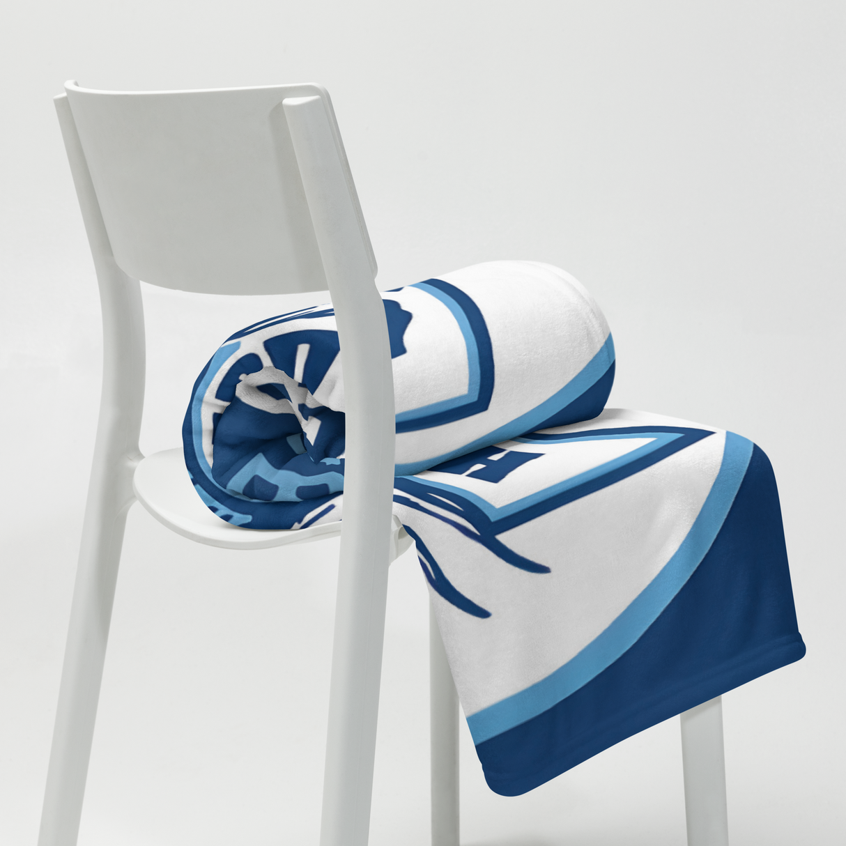 Hoggard Vikings Football Plush Fleece Blanket — Custom Name + Team Number