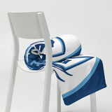 Hoggard Vikings Football Plush Fleece Blanket — Custom Name + Team Number