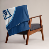 Hoggard Vikings Football Plush Fleece Blanket — Custom Name + Team Number